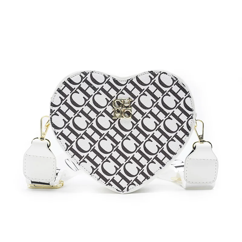 تصميم CH الإبداعي للقلب Crossbody، وهي حقيبة عصرية...