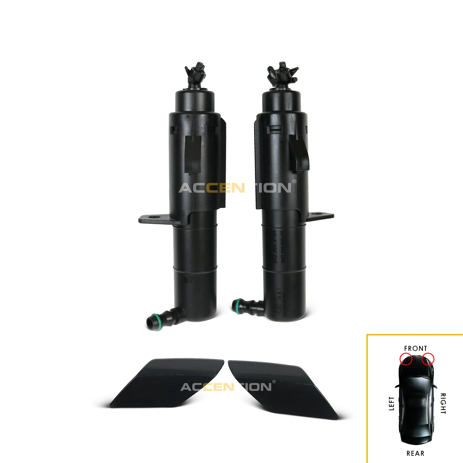 VW 골프 6 A6 MK6 2009 2010 2011 2012 2013 프론트 범퍼 헤드라이트 와셔 리프트 실린더 스프레이 노즐 제트