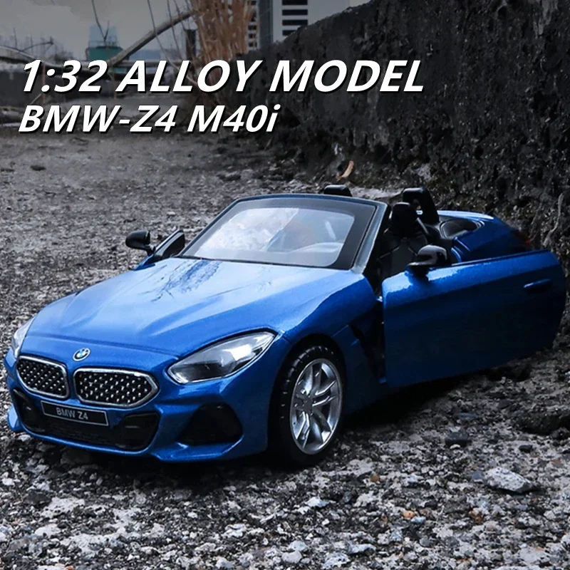 1:32 BMW-Z4 M40i Convertible Coupe Alloy Sports Car Model Diecasts