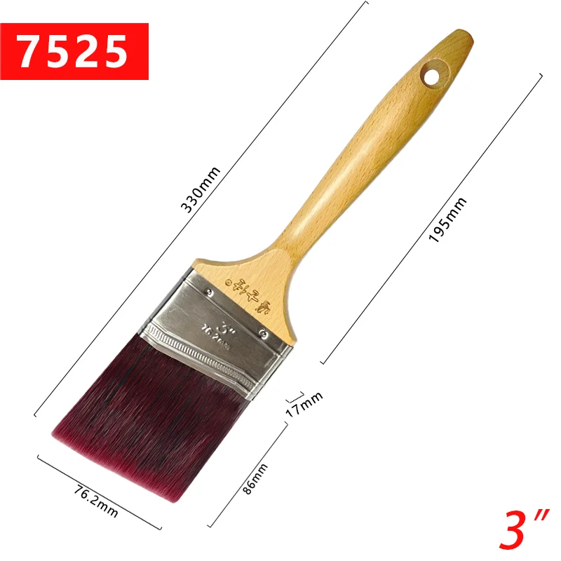 Pro Grade Paint Brushes Art paint brush 1.5" 2" 2.5" 3" Angle Brushes paint brushes