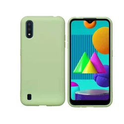 Matcha Green Matte Silicone TPU Phone Case - A70S (Green)