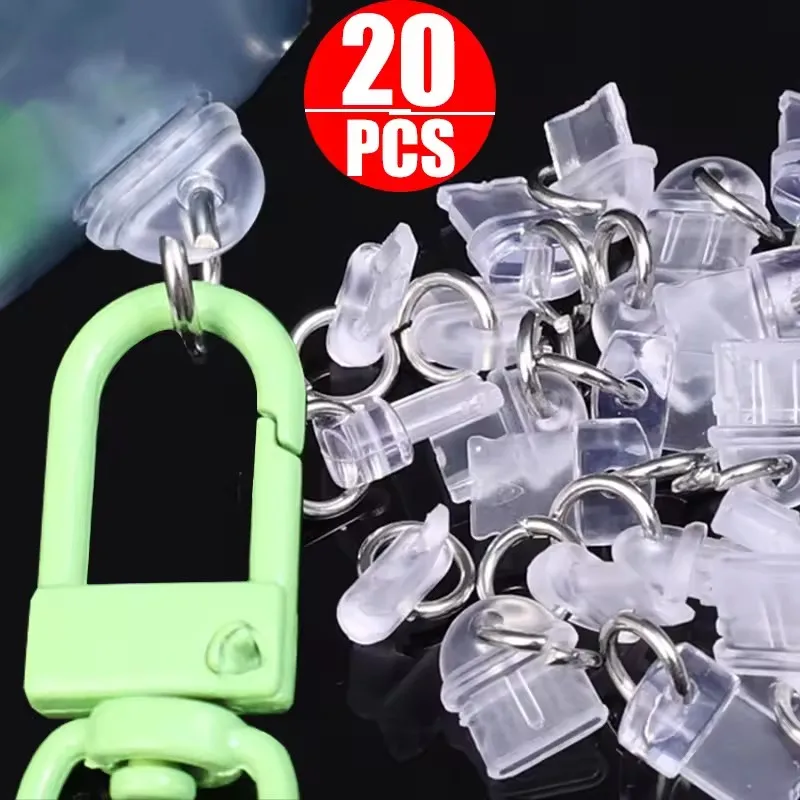 DIY 먼지 플러그 투명 방진 보호 캡 IOS/마이크로 USB/타입 C 포트 보호용 먼지 마개