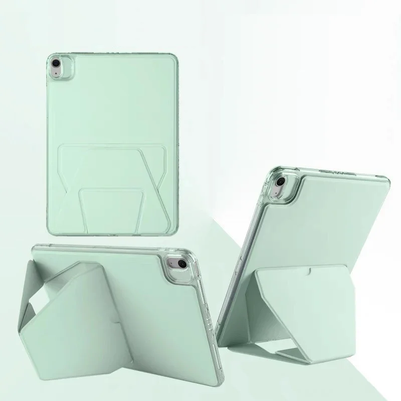 Premium Leather Folding Stand Case - Shockproof Cover
