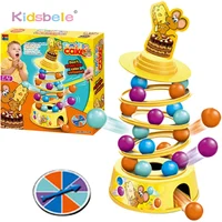 Stacking Cake Toy Board Game Mouse Playing Cheese Arch Tower Montessori Parent-child Interactive Family Game Party Toys 1