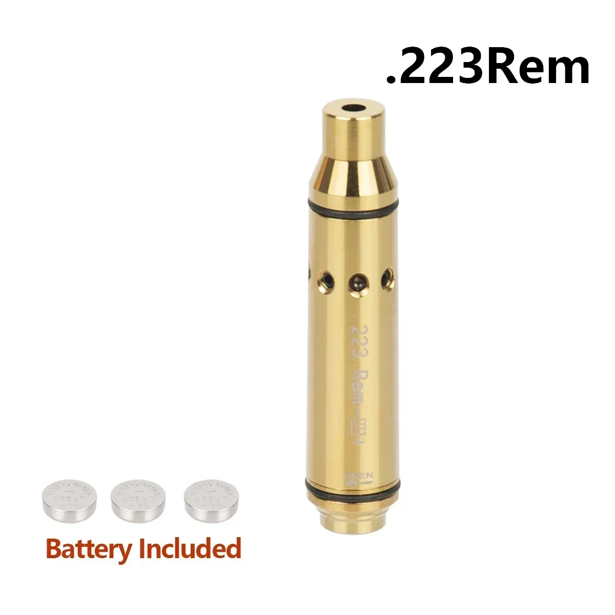 Tactical 9mm/380ACP/38SPL/40S&W/223Rem/45ACP/7.62x39 Red Dot Laser Training Bullet Dry Fire Laser Trainer Cartridge dry fire laser trainer
