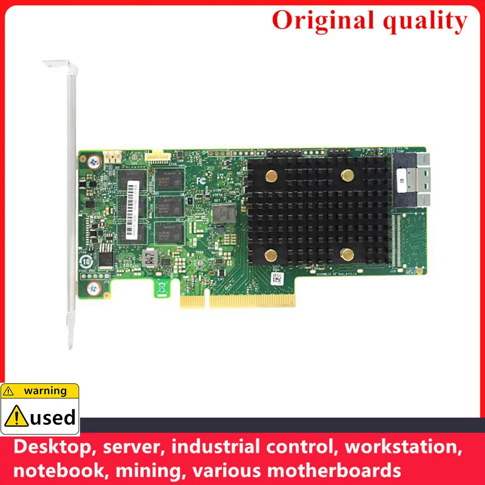 

Контроллер для сетей Broadcom 05-50077-01 LSI SAS3908 MegaRAID 9560-8I SAS/SATA/NVMe PCI-E 4,0x8 1 * SFF8654(x8)