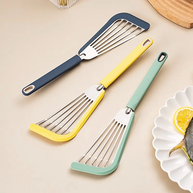 Onlycook Special Silicone Stainless Steel Frying Spatula Pancake Fish fried pancake spatula