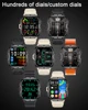 2025 New Rugged Military Fitness BT call SmartWatch Men For Android Xiaomi IOS 3ATM Waterproof Sport Ai Voice Calling Smartwatch 6