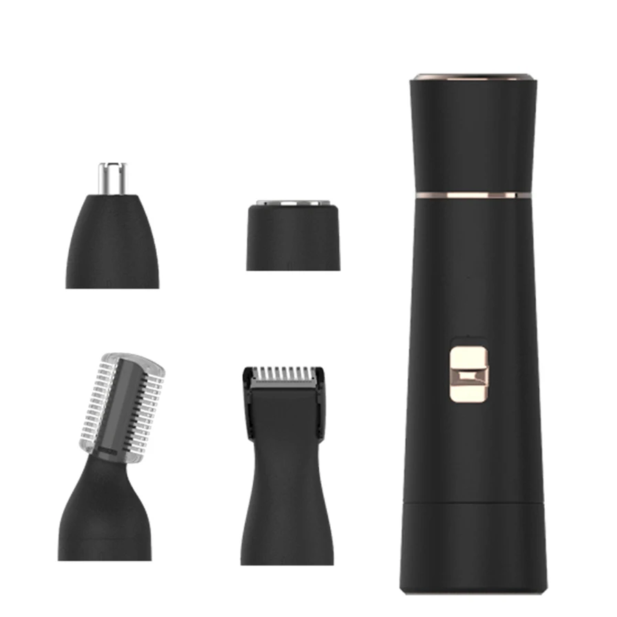 Electric Razors for Women, 4-in-1 Facial Hair Removal, Face Shaver Ebrow Trimmer Pubic Shaver Bikini Trimmer Ladies Shaving