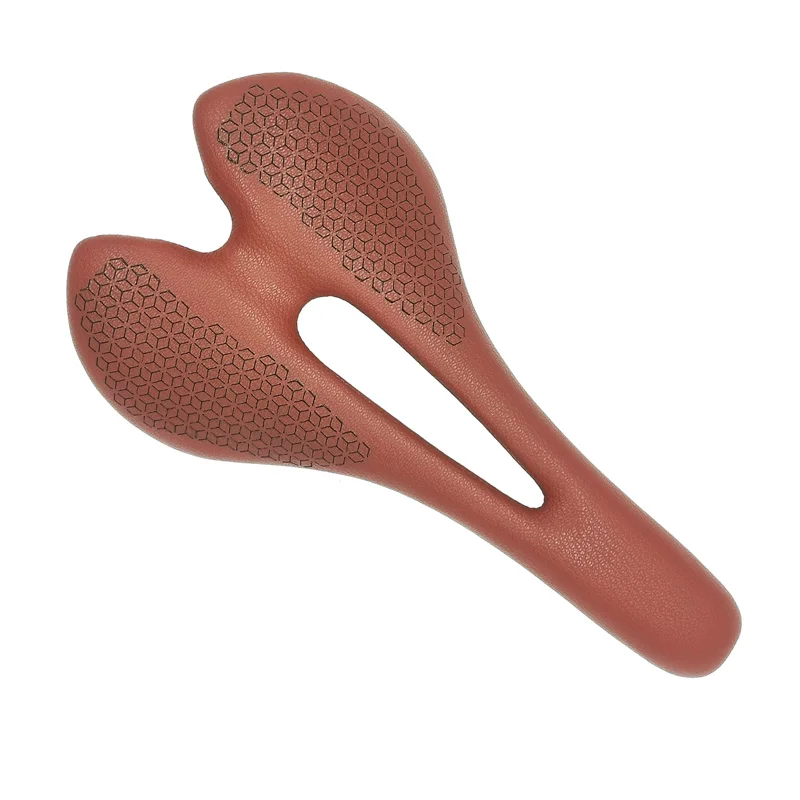 

TaoZik Vintage Bike Saddle Full Carbon Fiber Ultra-light Memory Sponge Hollow Seat for Bicycle Racing MTB Mountain