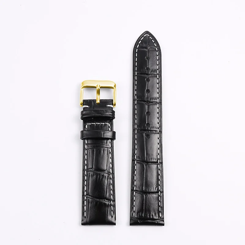 Premium Genuine Calfskin Leather Watch Band - Quick Release Strap