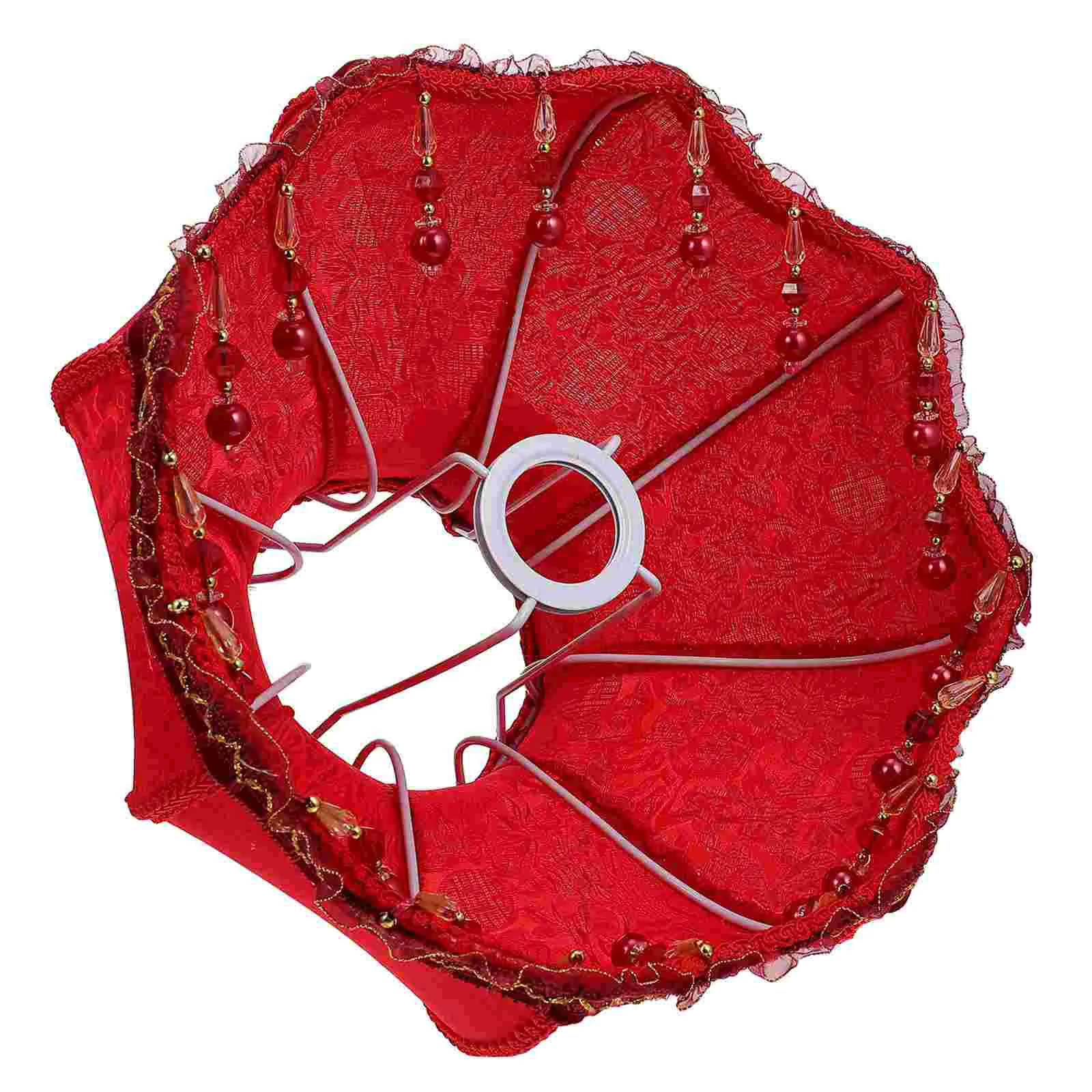 

Lamp Lampshade Shade Cloth Light Cover Drum Wall Art Small Clip Chandelier Lace Home Bulb Shades Accessory Minitable