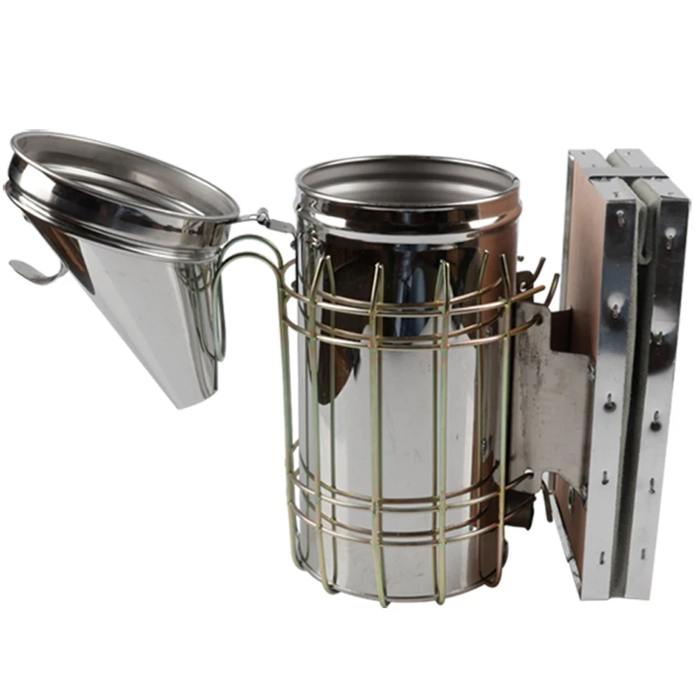 1pcs Beekeeping products for Bee keeping Smoker Stainless Steel Beekeeper Equipment beehive Tools to Apiculture Supplies Smoke 4