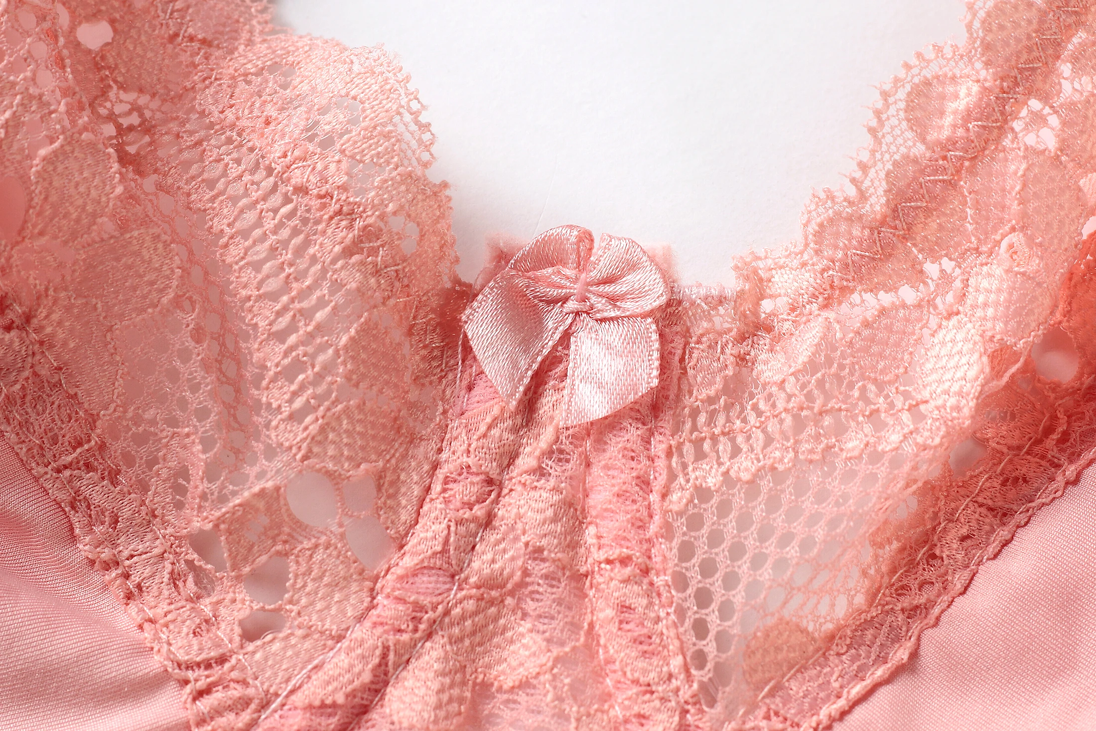 Women Sexy Lace Bra Underwire Gather Adjustment Lingerie Unlined Push Up Bras Underwear Big Plus Size 38-48 6