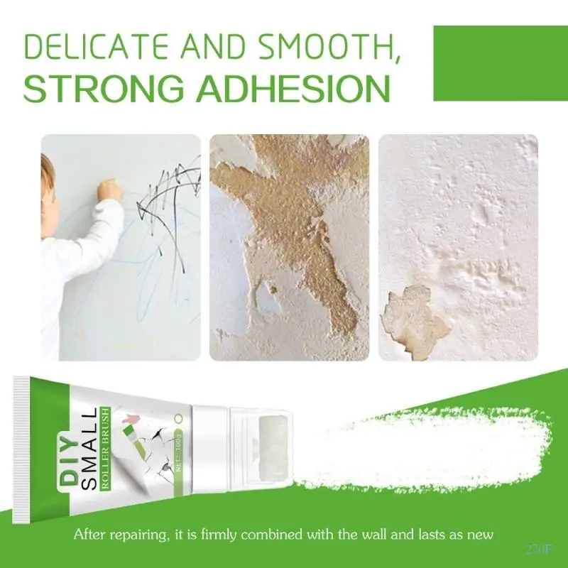 270F Small Rolling Brush Wall Latex Paint Cover Graffitis, Repair Cracks, and Remove Multi purpose