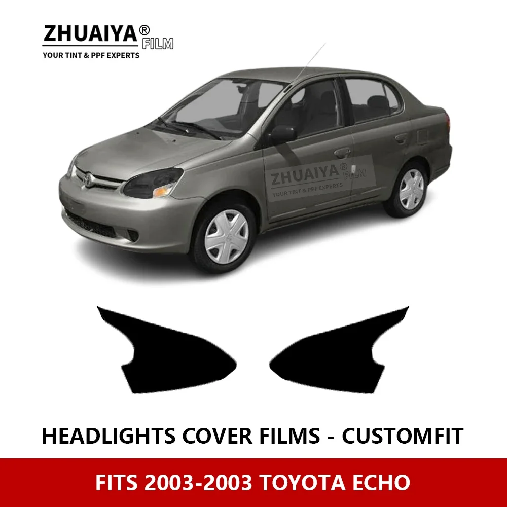 

For TOYOTA ECHO 2003-2003 Car Exterior Headlight Anti-scratch PPF precut Protective film Repair film car stickers Accessories