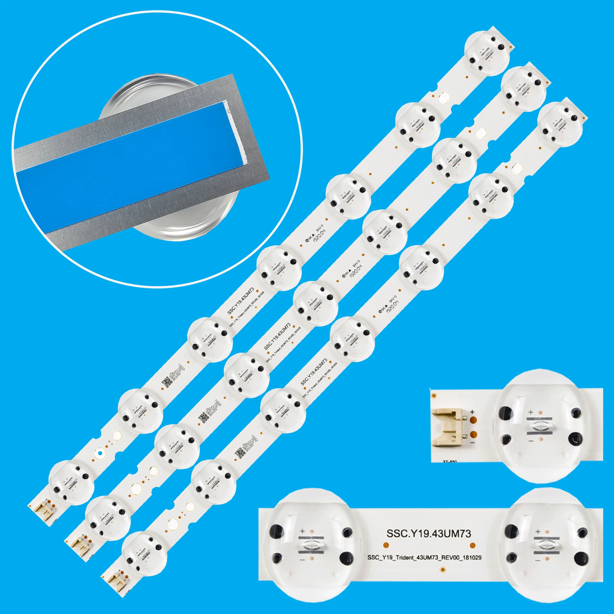 LED-Backlight-Strip-For-LG-43-TV-43UM7340PVA-43UM4390PLC-43UM74006LB ...