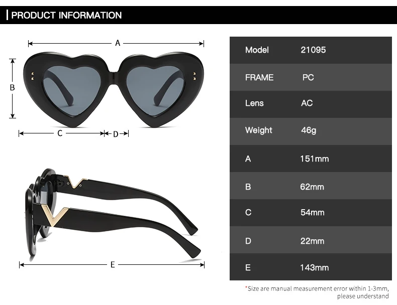 rectangle sunglasses 2022 Heart Shape Sunglasses Fashion Design Eyewear  Girl Wholesale Manufacturer Outdoor Summer  Women round sunglasses