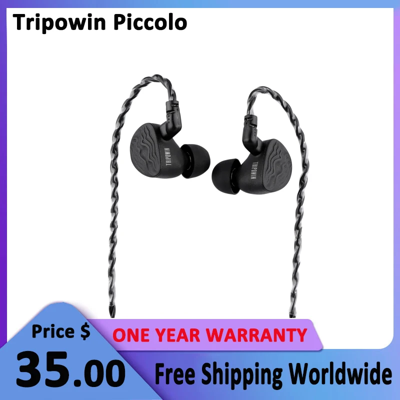 

Tripowin Piccolo 11mm Dual-Cavity LCP Dynamic Driver Earphones