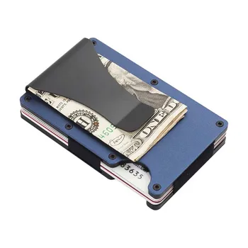 Portafoglio 2026 per Uomo e Donna, Sottile con Protezione RFID, Resistente ai Graffi, Porta Carte di Credito e Fermasoldi, con Scomparto per Contanti Facilmente Rimovibile