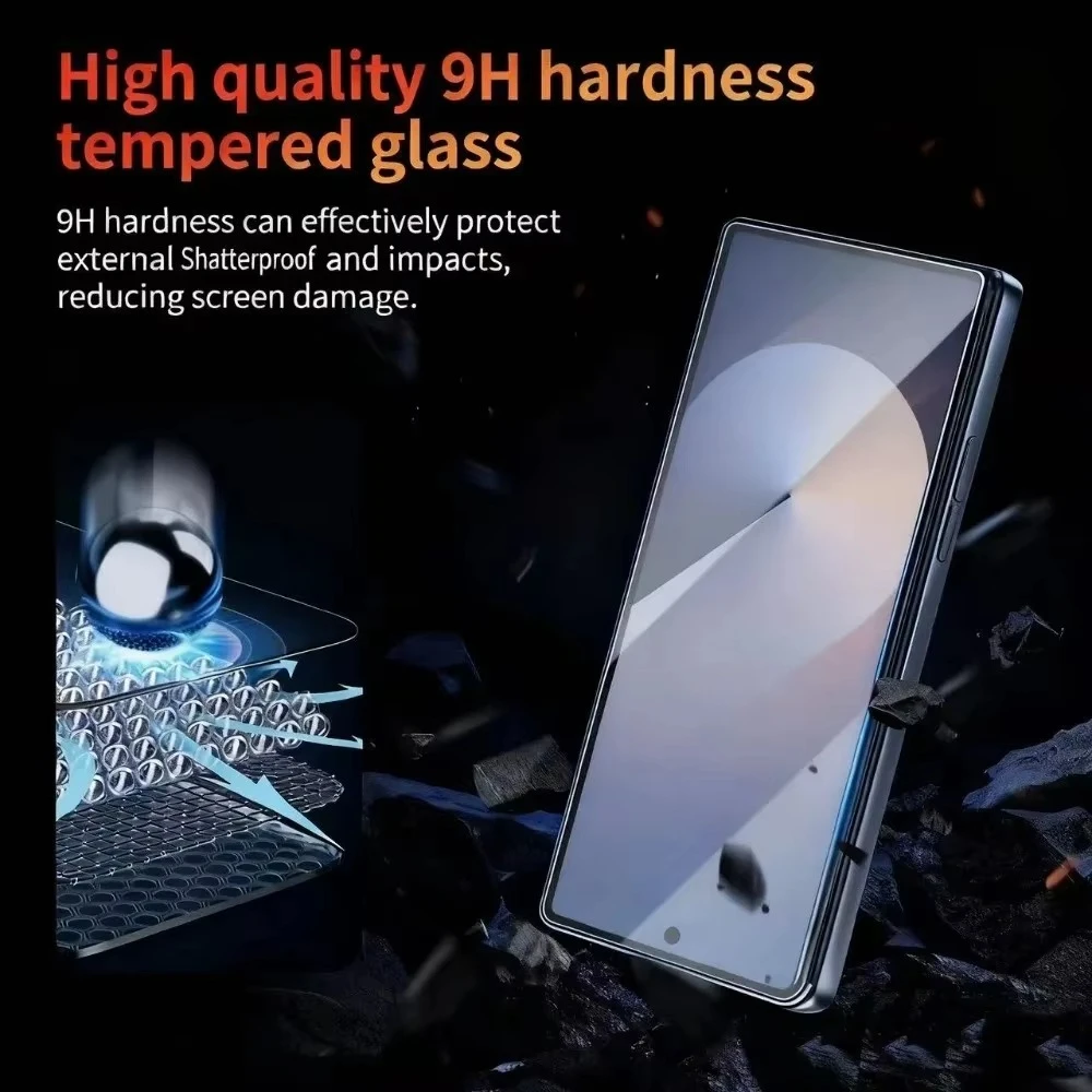 Ultimate Screen Protector 3-Pack with One-Click Installation - Full Coverage Tempered Glass