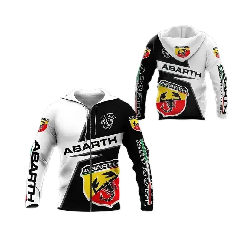 

Abarth Anime Zip Hoodies Harajuku Hoodies For Men Women Unisex Clothing Casual Sweatshirt 3D Pullover Essentials Streetwear