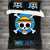 ONE PIECE Bedding Set Single Twin Full Queen King Size Bed Set Aldult Kid Bedroom Duvetcover Sets Print Anime conjunto de cama 4