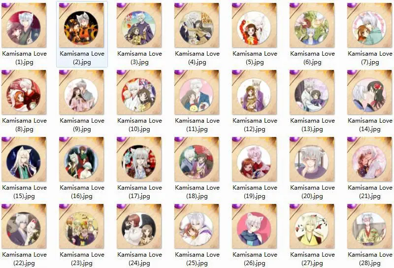 Quente anime kamisama amor beijo cosplay emblema dos desenhos animados  tomoe momozono nanami broche pinos para mochilas decoração presente yqsn