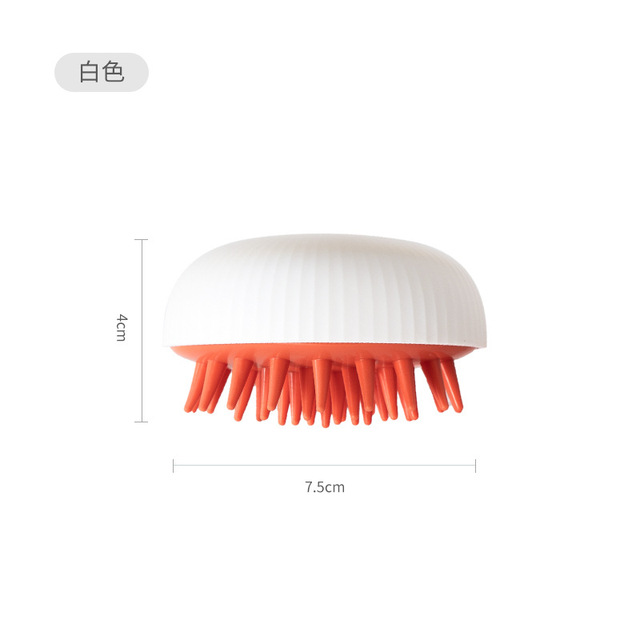 Silicone Head Body Scalp Massage Brush Silicone Shampoo Brush Hair Washing Comb Shower Brush Bath SPA Massage Brush Hair Brush