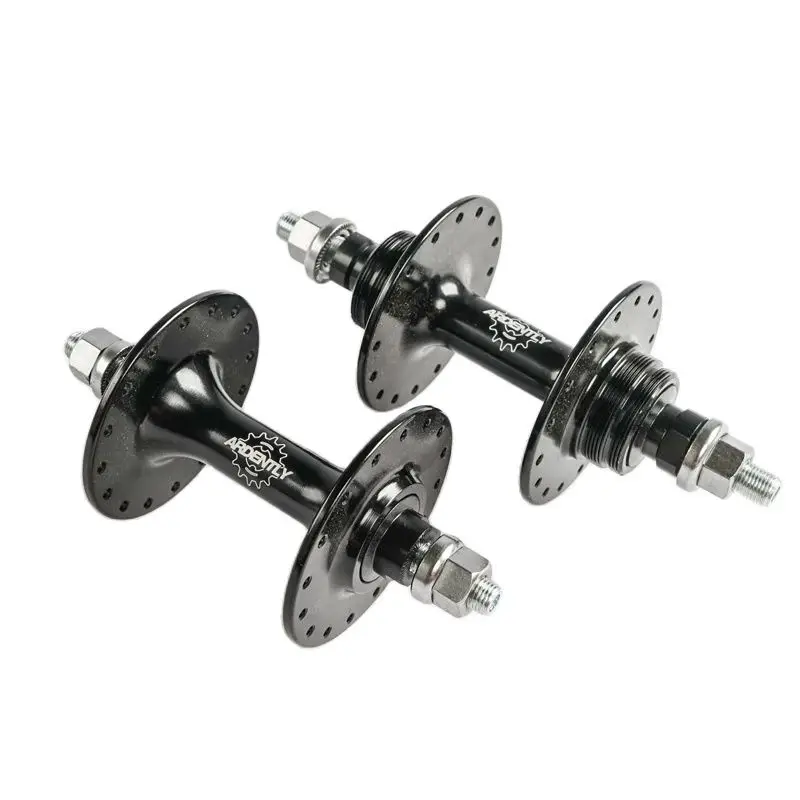 단단한 고정 기어 자전거 허브, 32H 구멍, 단일 속도 트랙, 자전거 전면 및 후..