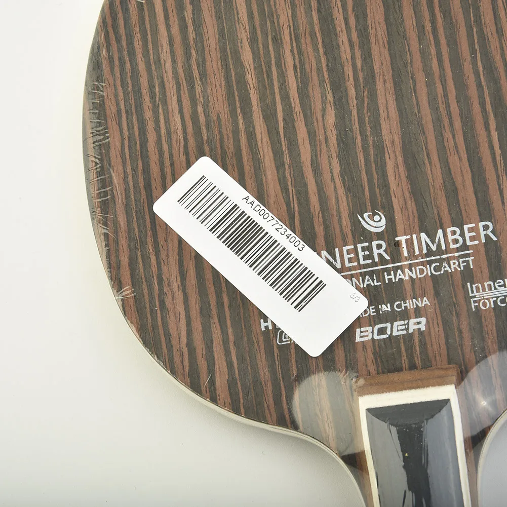 Description Picture 3 of itemTable Tennis Racket 5 Layers Pong Blade Paddle Ebony Dalbergia  Iron Sword Wood Tennis Rackets Professional Long Handle