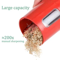 Creative Automatic Electric Pencil Sharpener USB Charging Fast Sharpen Colored Sketch Pencils Student School Supplies Stationery 5
