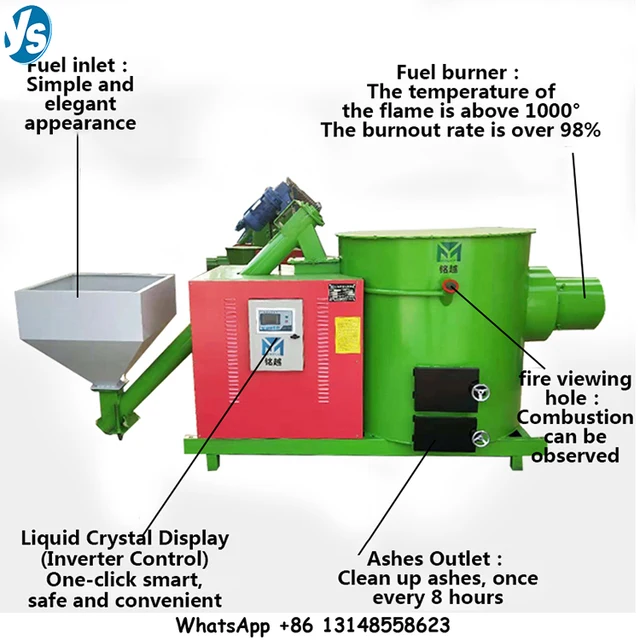 Biomass Pellet Burner Large-scale Energy Saving And Environmental  Protection Heating Combustion Furnace Straw Sawdust Machine - Sprayers -  AliExpress