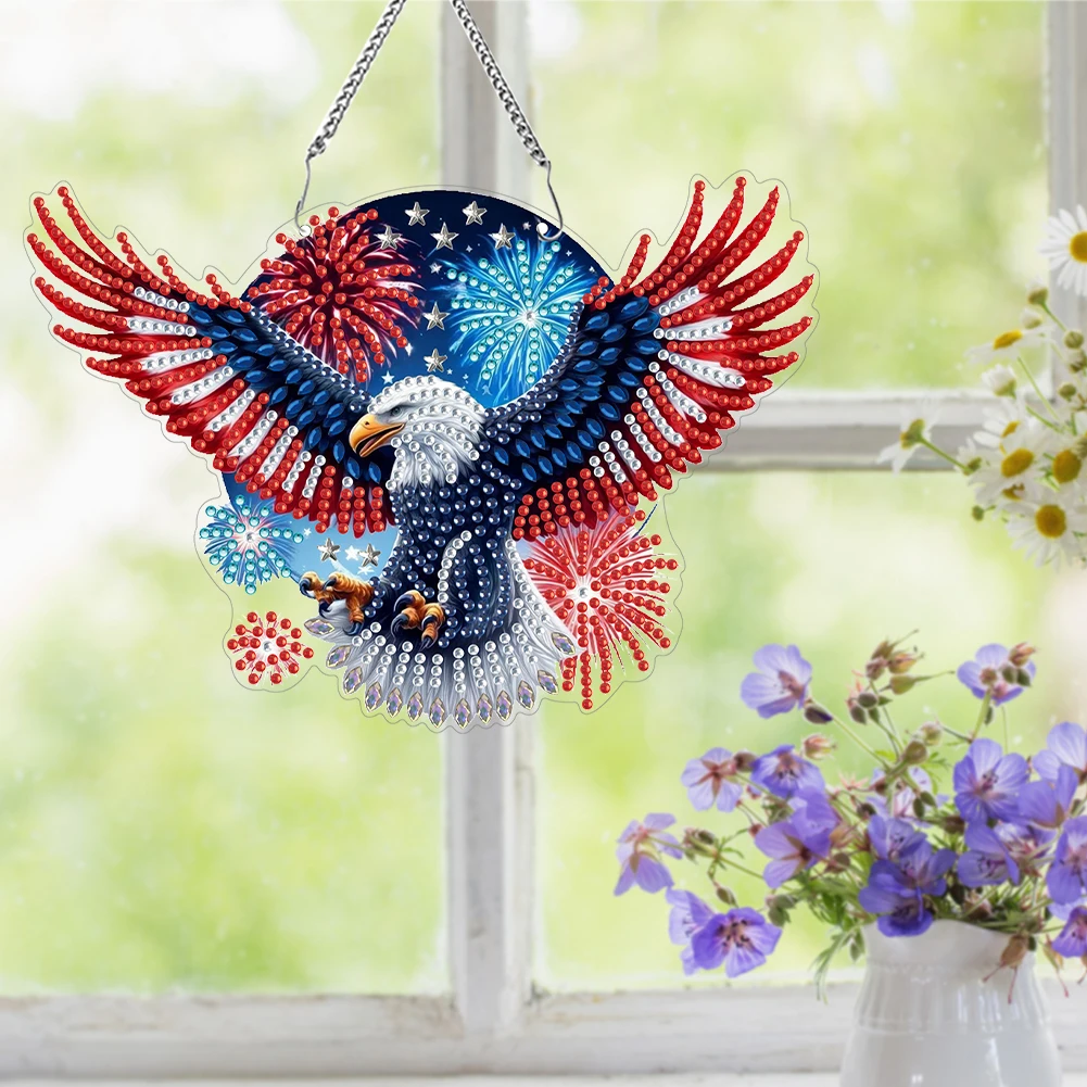 Acrylic Animal Shoes Flower 5D DIY Diamond Painting Dots Pendant Rhinestone Diamond Art Window Pendants for Garden Window Decor diamond painting diamond art painting kit diamond painting set