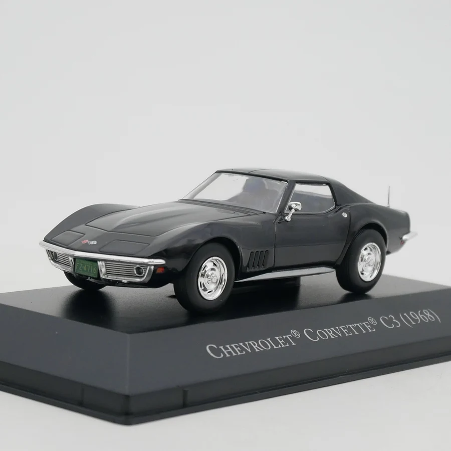 Diecast Ixo 1:43 Scale Chevrolet Corvette C3 1968 Alloy Car Model