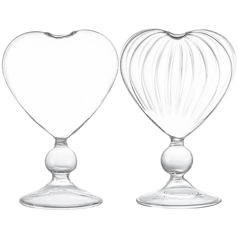 

Heart Shaped Glass Goblet Martini Cup Cocktail Glass Margaret Champagne Wine Cup Wedding Party Bar Drinkware