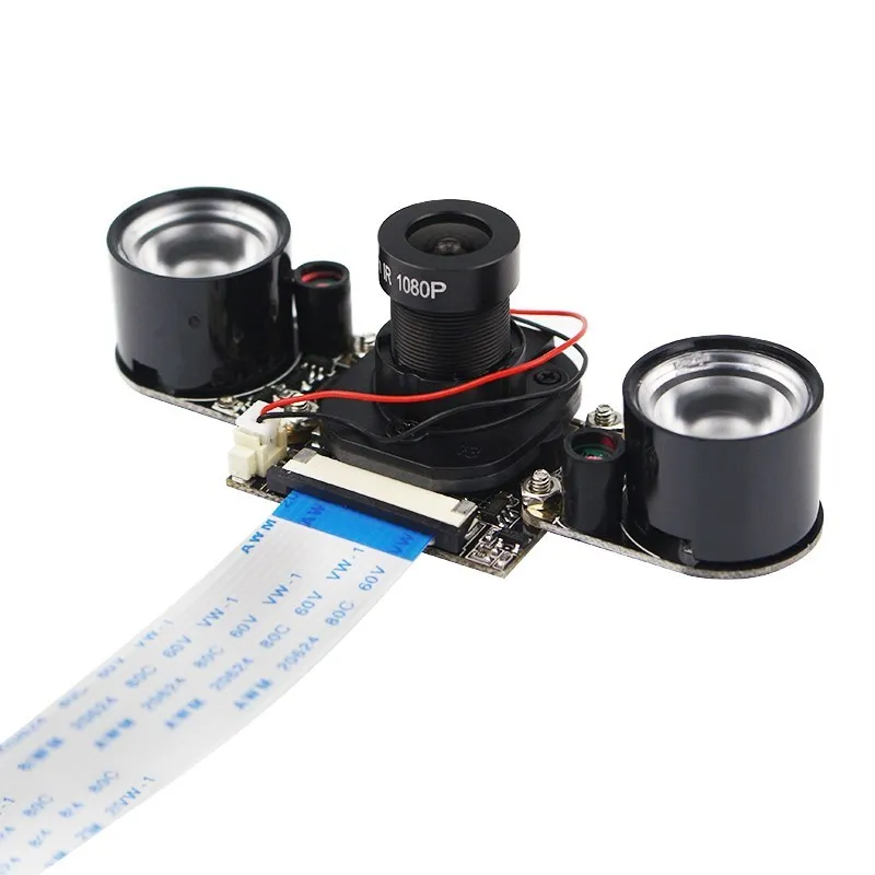 Raspberry Pi Camera 5MP IR CUT Night Vision OV5647 Sensor 1080P Focal Adjustable Camera Module for Raspberry Pi 4B 3B+ 3B Zero