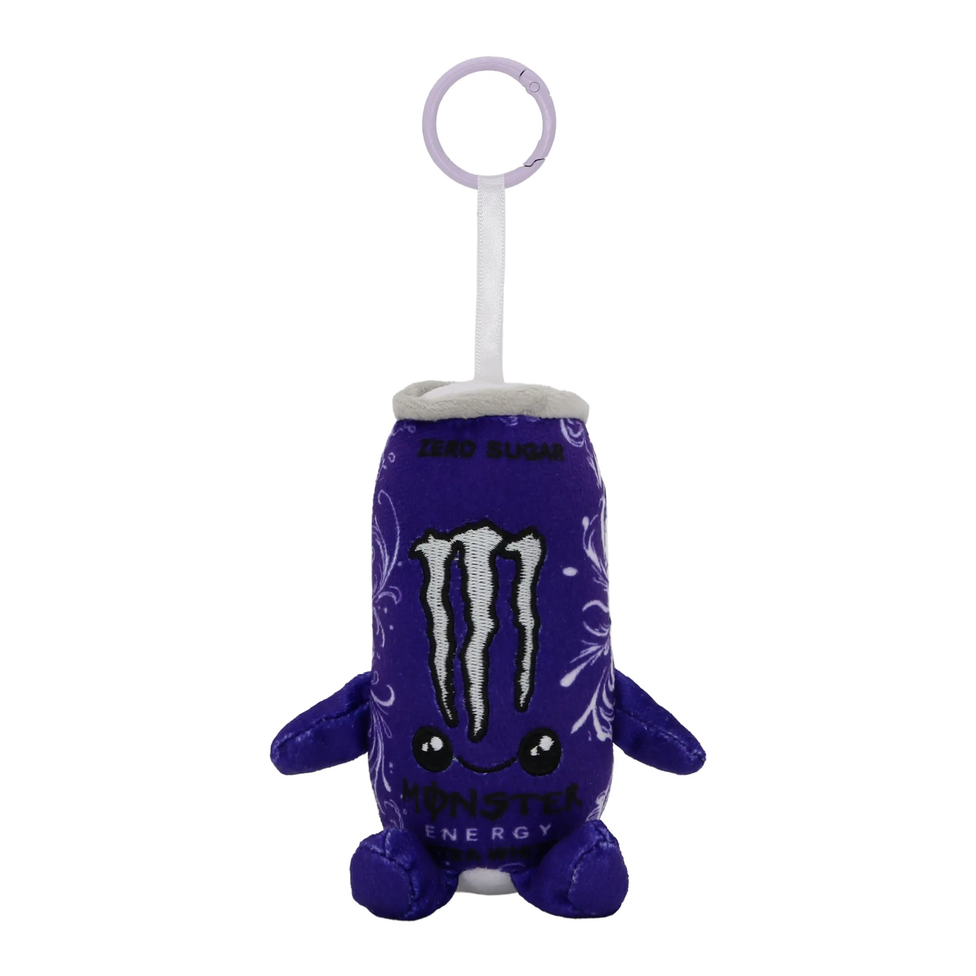 21pcs/lot 12cm Monster Energy Drink Plush Toy Keychain Simulation Can Zero Sugar Stuffed Doll Cute Gift For Fans Bag Charms
