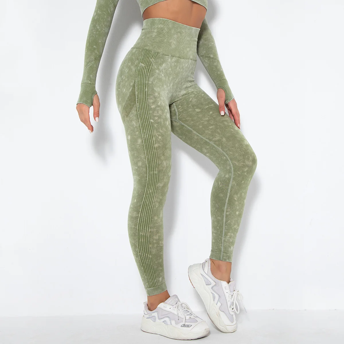 Leggings de fitness sem costura para mulheres, cintura alta, push up, ioga,  ginásio, esporte, treino