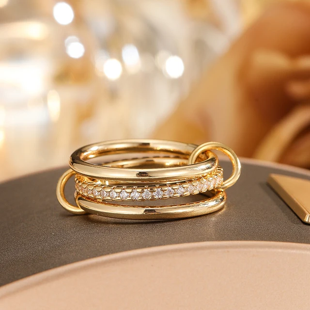 Two-Color Four-Ring Hypoallergenic 5