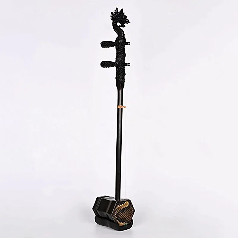 Folk Traditional Erhu Portable Adult Beginners Urheen Ebony Dragon Head Erhu Professional Performance Stringed Instruments