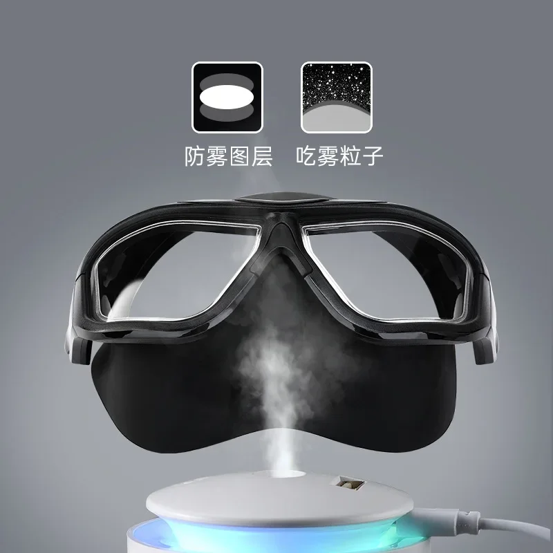 Professional Anti-fog HD Large Frame Diving Goggles Snorkeling Equipment