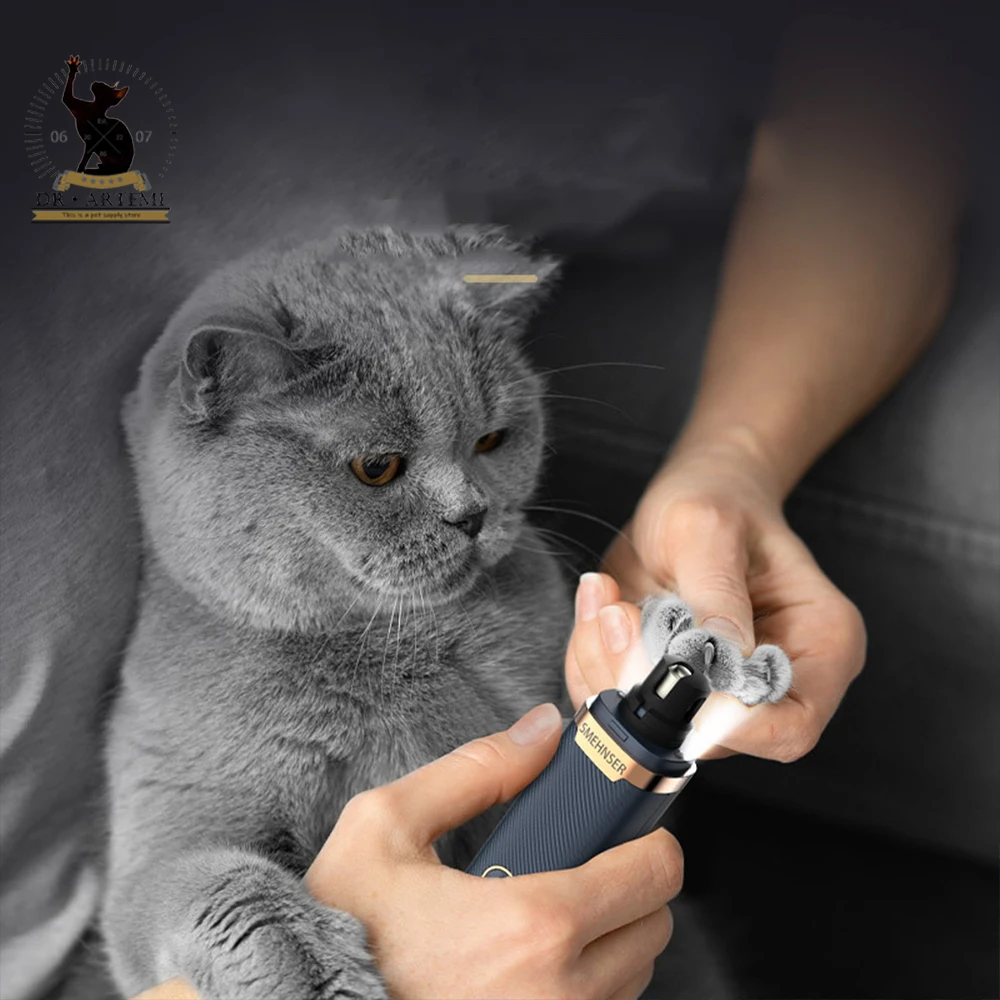 Pet Dog Nail Grinder High-speed Electric Cat Dog Nail Clippers USB Charging Pet Nail Grinder 6