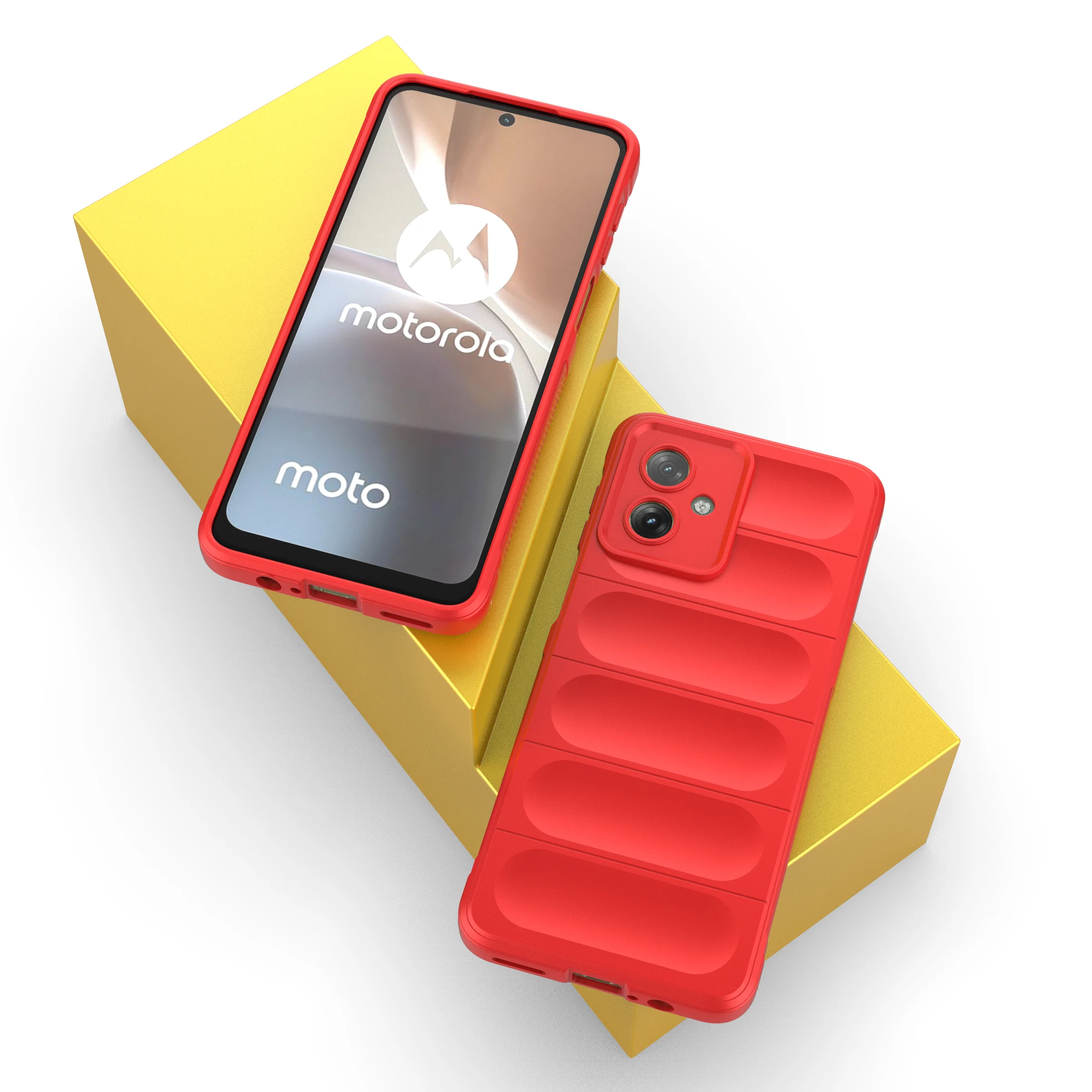 Liquid Silicone Soft Non-Slip Protective Case - Fashion Classic Design with High-Quality Bumper