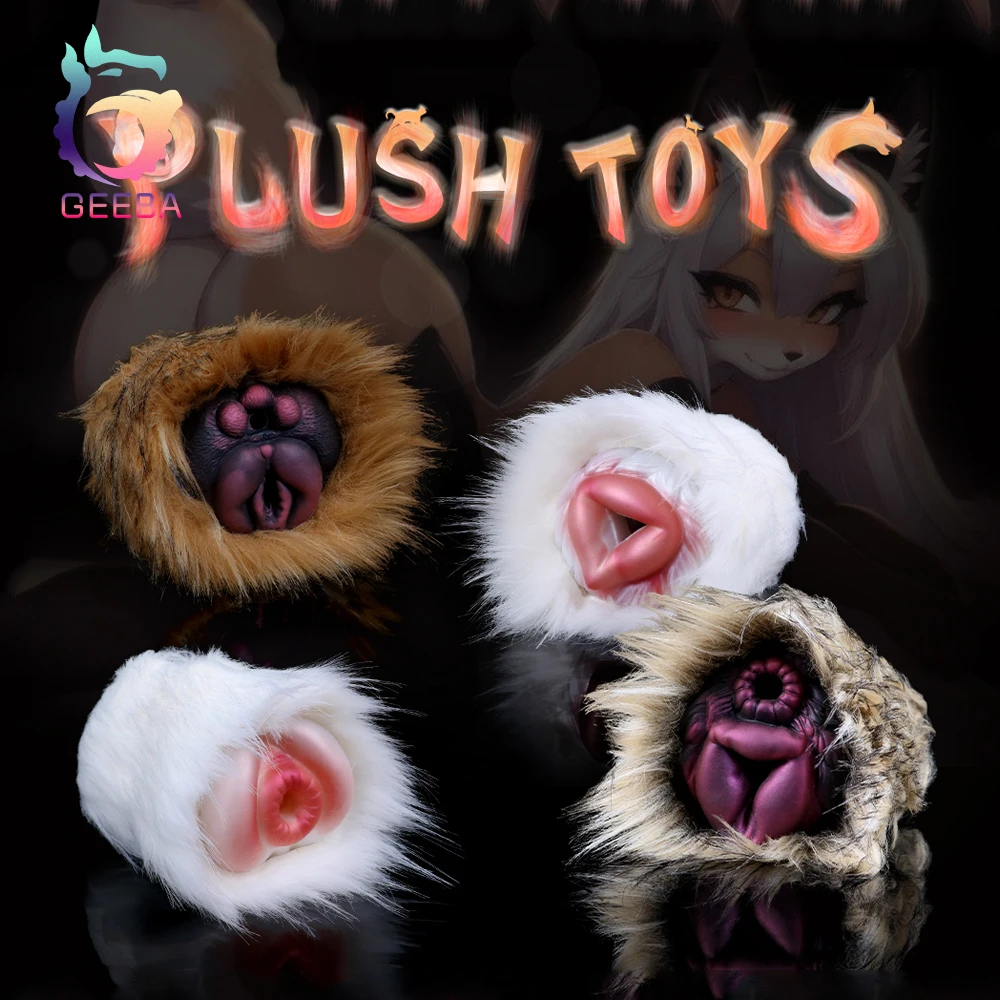GEEBA-Animal-Horse-Aircraft-Cup-with-Fur-Soft-Silicone-Masturbators-Realistic-Vagina-Pussy-Sex