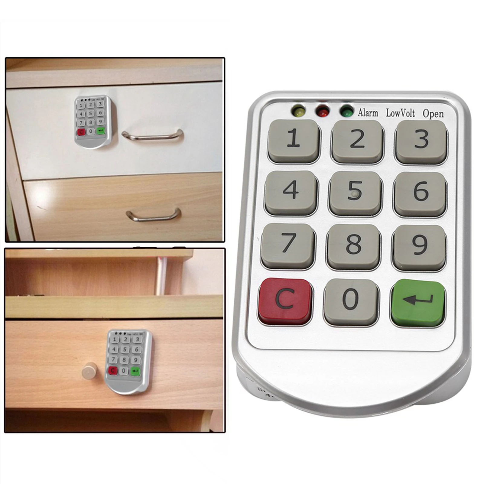 【New】Cabinet Door  Locks Coded Lock Intelligent Digital Electronic Password Keypad Number Cabinet Door  Locks Password Lock