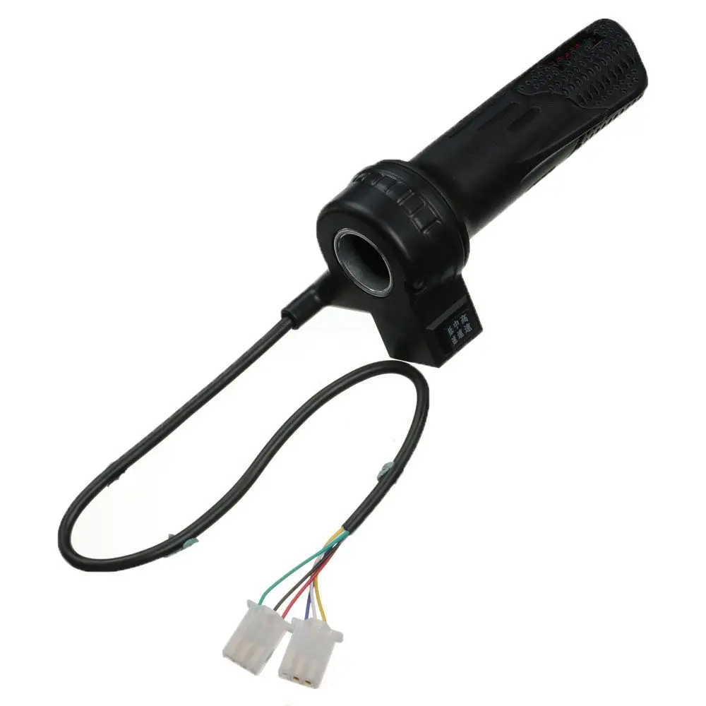 Versatile Electric Bike and Scooter Twist Throttle Grip - Black