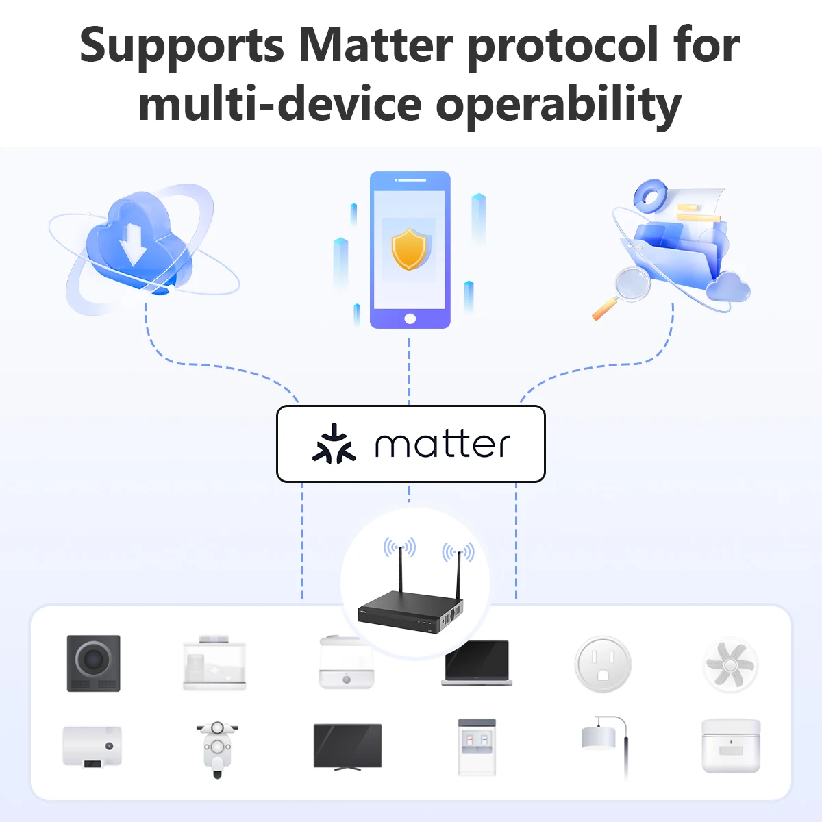 IMOU Matter WiFi Smart Socket 16A EU Plug Smart Plug Adapter for Home Appliance with APP Control Works with Alexa Google Home smart plug socket smart socket smart switch smart wifi switch wifi switch wireless switch