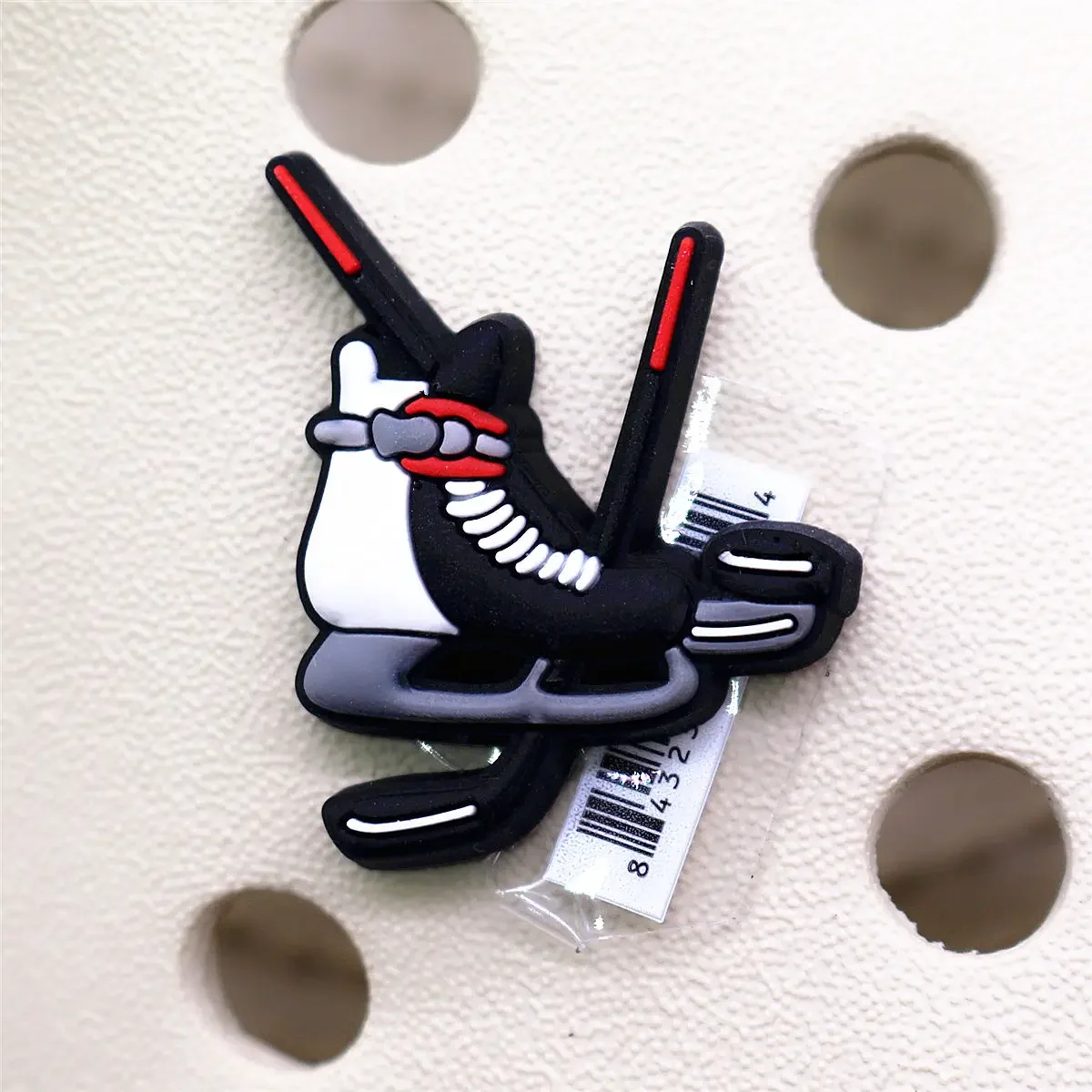 Original Athletic Sports PVC Shoe Charm Accessory - Softball and Surfing Sandal Decoration Pin