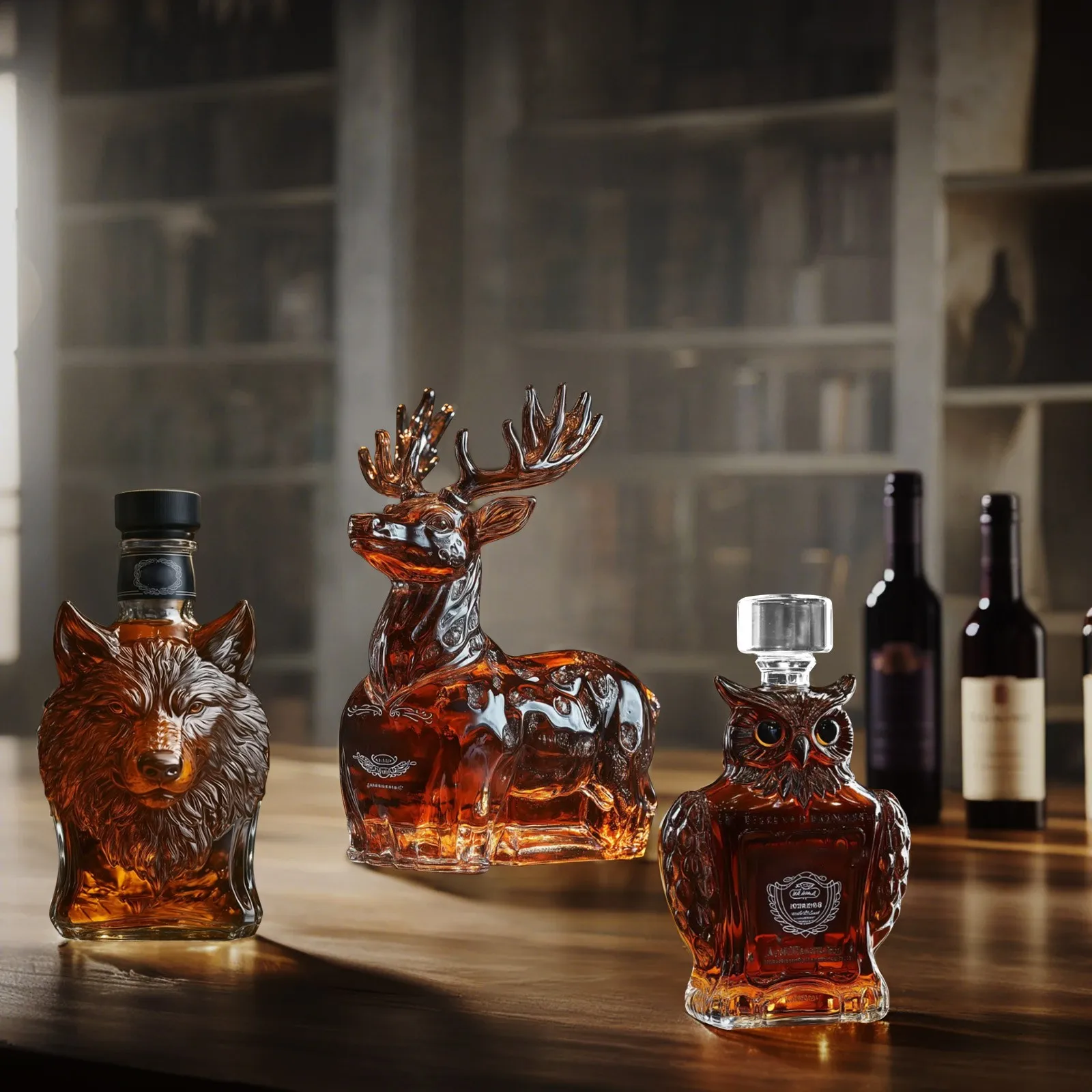 Whiskey Glass Decanter For Husband Father's Day Anniversary Birthday Gift Perfect Whiskey Decanter